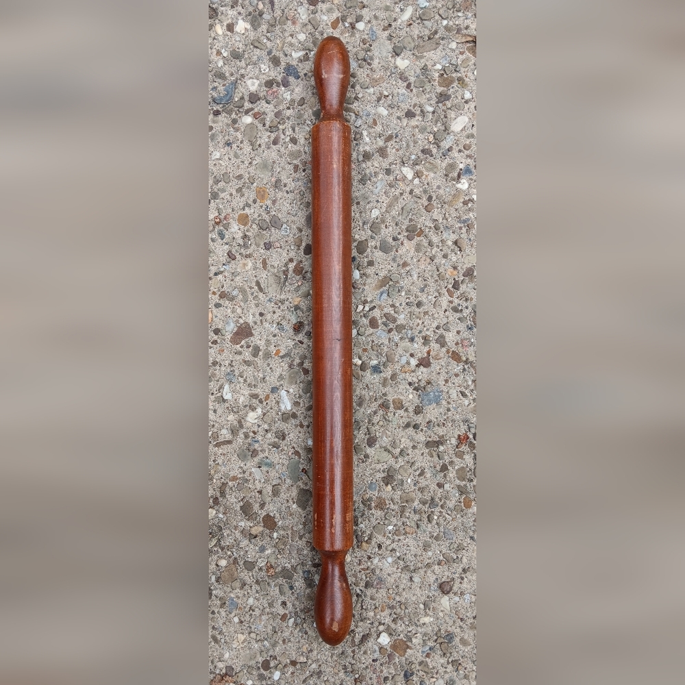 Vintage Slim 18" Rolling Pin fixed handles
